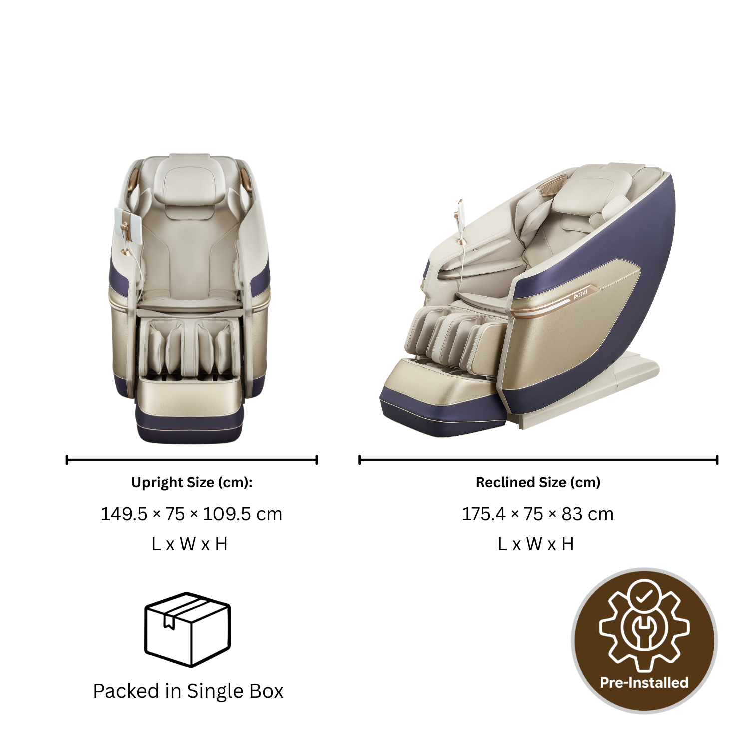 R-RELX Luxury 3D Massage Chair